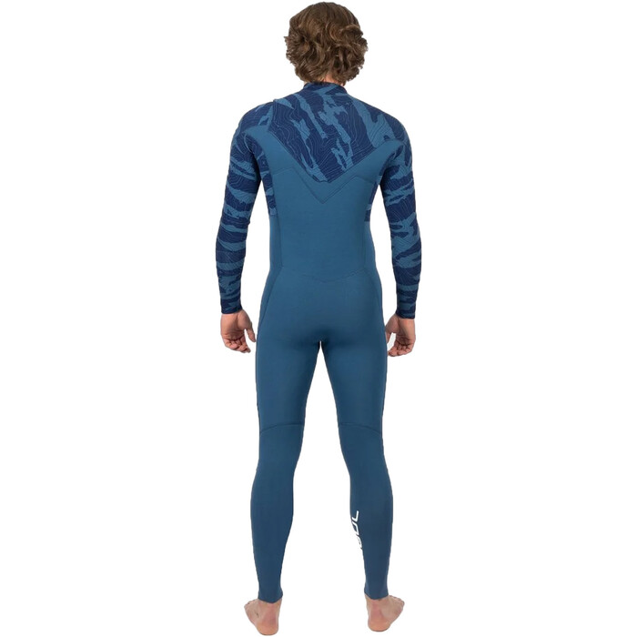 2025 Gul Response FX 3/2mm Chest Zip Wetsuit RE1240-C1 - Navy / Contourcamo